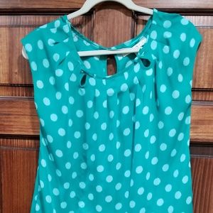 Lauren Conrad Polka Dot Blouse